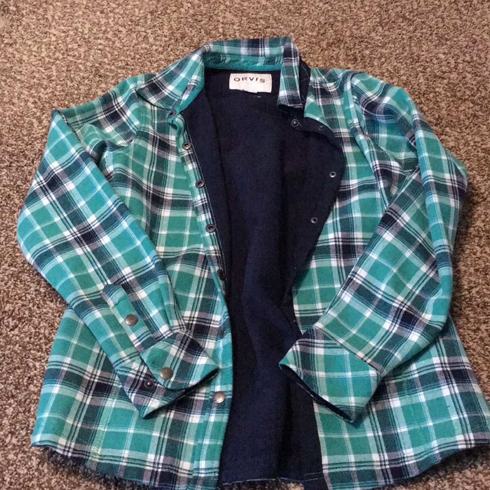 Fleece lined flannel